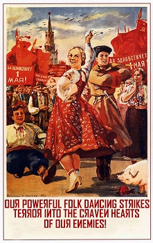 comrades dancing large